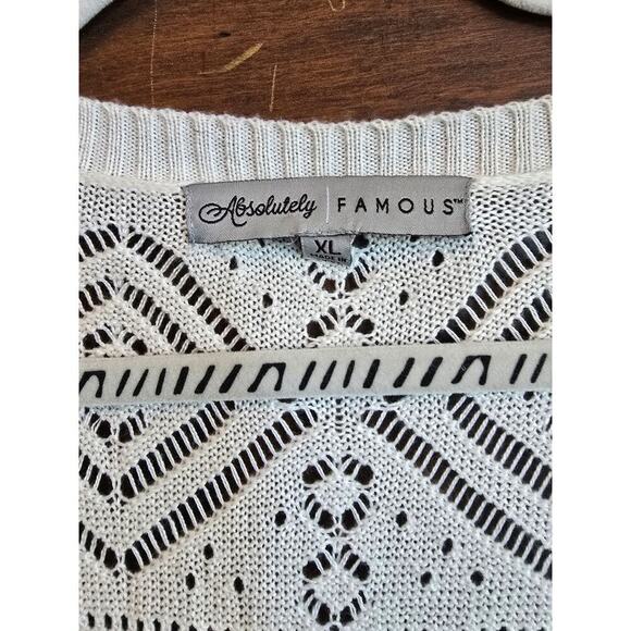 Boho floral mesh cardiagan XL - Picture 7 of 8